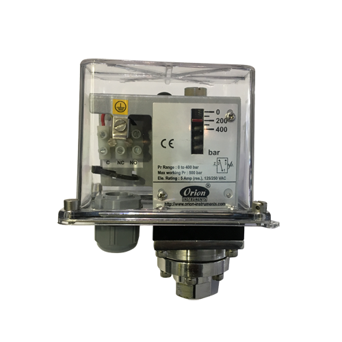 Transparent Hydraulic Range Diaphragm Type Pressure Switches Mz Series