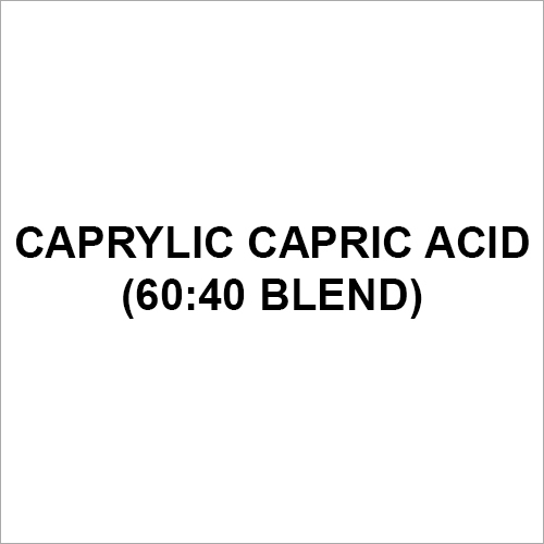 Caprylic Capric Acid