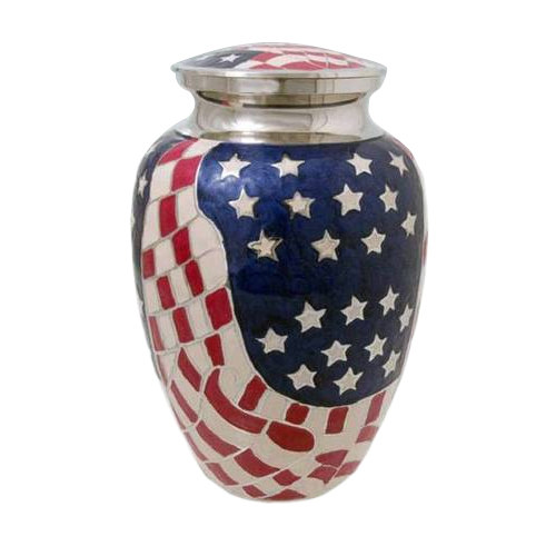 Enamel Brass Classic Urn