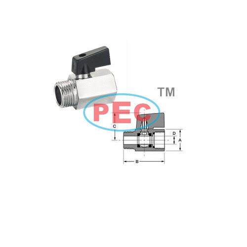 Mini Ball Valve Male X Female Mini Ball Valve Male X Female