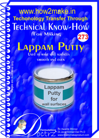 E Books Lappam Putty Technical Know-How Report
