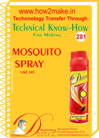 E Books Mosquito Spray Like Hit Technical Know-How