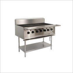 Barbecue Grill Machine - Stainless Steel, 1500x550x980 mm | Fully Automatic, Silver Color, 500 Litre Capacity