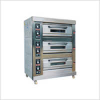 Three Deck Oven - Stainless Steel, 715x795x1000 Mm, Silver And Black | Fully Automatic, 500 Litre Capacity, 220 Volt, Electric Power, 300â°f Temperature Range