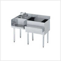 Ss Blender Station - Stainless Steel, Large Size, Silver Finish - Modern Square Design, 25 Kg Weight