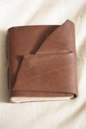 Brown Refillable Leather Journal Notebook
