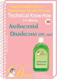 E Books Antiseptic Disinfectant Fluid Dtl Type Technical Know-How Ereport