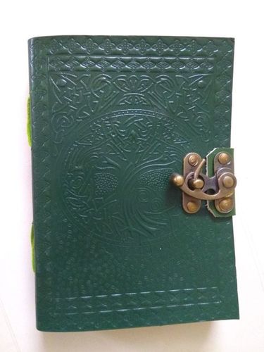 Green Leather Planner For Party