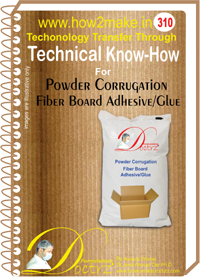 Powder Corrugated Fiber Board Adhesive Technical Knowhow Report