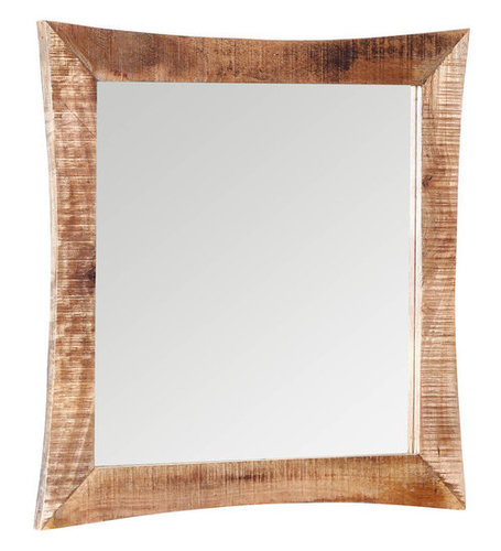Venus Mirror Frame 34" In Natural Finish No Assembly Required