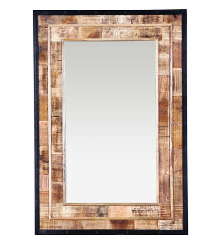 Venus Mirror Frame 44" In Natural Finish No Assembly Required