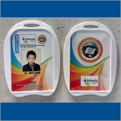 Vertical Plastic ID Card Holder - PVC Material, Size Customizable from Small to Large, Ideal for Professional Use