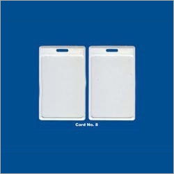 ID Card Holder - PVC Material, 86 x 54 mm Size | Lightweight, Abrasion Resistant, Smooth Finish, Professional Application