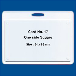 Sticker ID Card Holder - PVC Material, 54x86 mm Size | Professional Application, Sticky Function, No Warranty