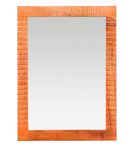 Venus Mirror Frame 38" In Orange Finish No Assembly Required