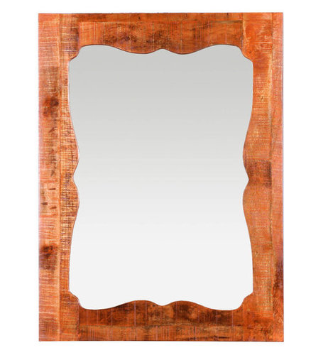 Venus Mirror Frame 48" In Orange Finish No Assembly Required