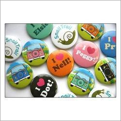 Button Badges - Plastic & Metal, Small to Large Size, Round Shape | Lightweight Design for School Use