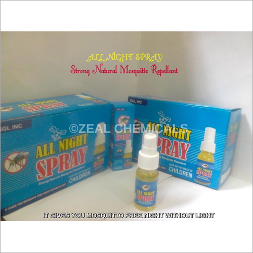 Mosquito Repellent Spray Duration: 7- 10 Hours