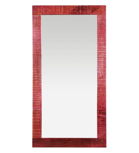 Venus Mirror Frame 47" In Red Finish No Assembly Required
