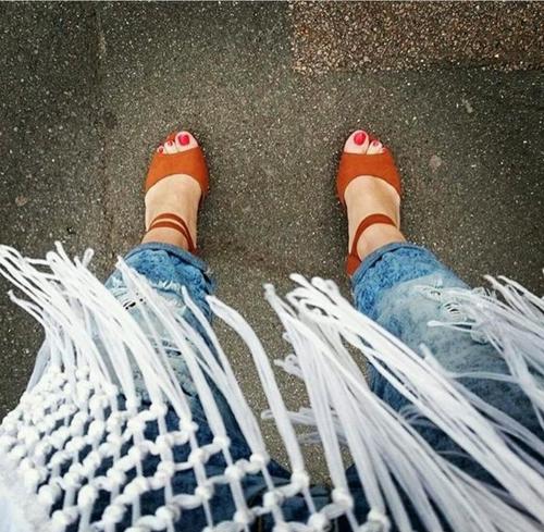 long fringe lace