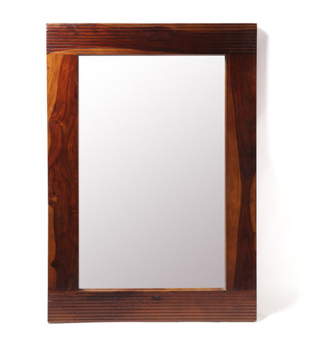 Venus Mirror Frame 34X34"In Provinical Teak Finish No Assembly Required