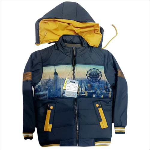 Kids Jacket - Custom Size, Blue Color | Unisex, Breathable, Double Pockets, Warm for Winter