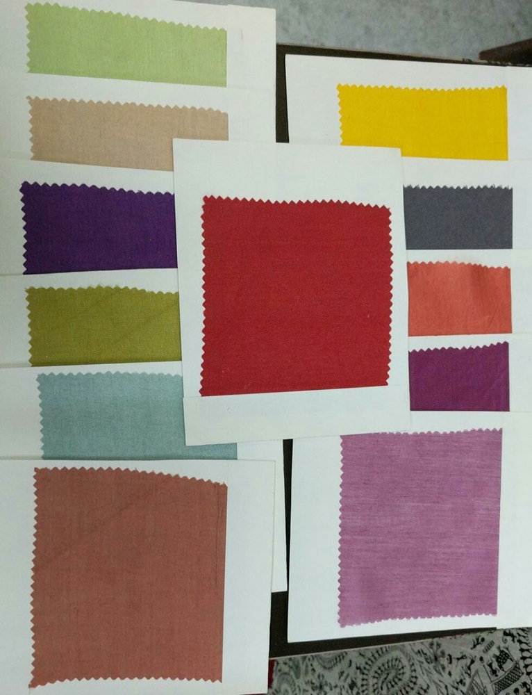 tusser cotton silk fabric