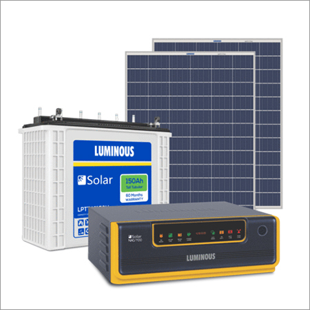 Solar Combo 850 VA Large - 2x 200W Panels, Tubular Battery, 850 VA Output | Solar Power, Energy Storage, Reliable Backup