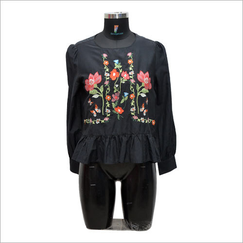 Ladies Customized Embroidered Top