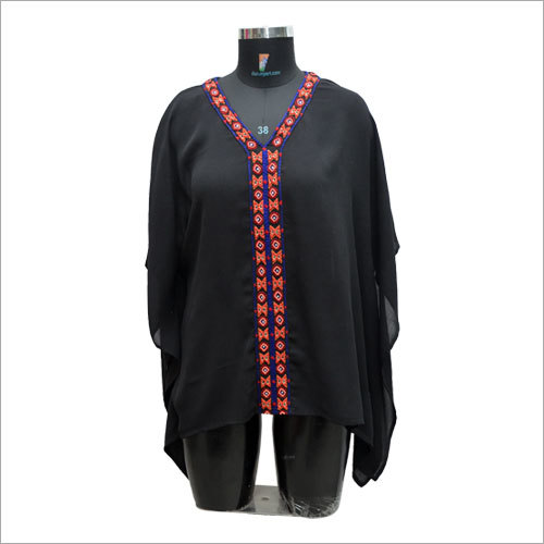 Ladies Customized V-Neck Rayon Top