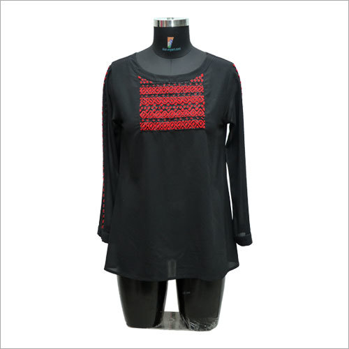 Ladies Customized Full Sleeve Rayon Top