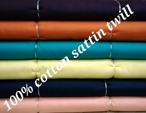 Shirting Satin Twill Fabric 58'
