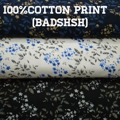 Shirting Cotton Printed Fabric (Badshah) 58'