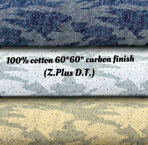 100% Cotton 60x60 Carbon Finish (Z Plus D.T)