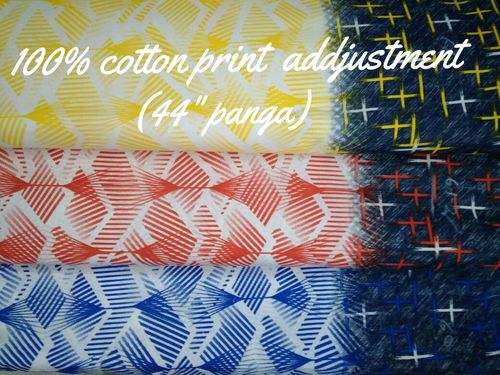 100% Cotton Print Adjustment (44 Width)