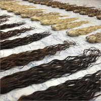 Natural Wavy Blonde Weft Hair