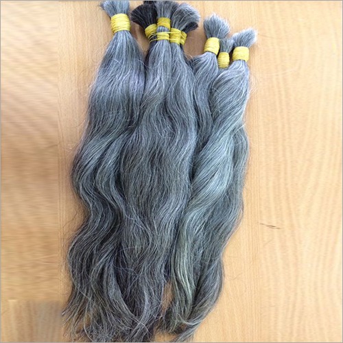 Natural Grey Bulk Hair