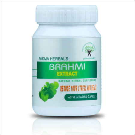 60 Vegetarian Brahmi Capsules - Brahmi Extract, Vegetarian, 60 Count | Stress Relief, Memory Boost, Improved Libido