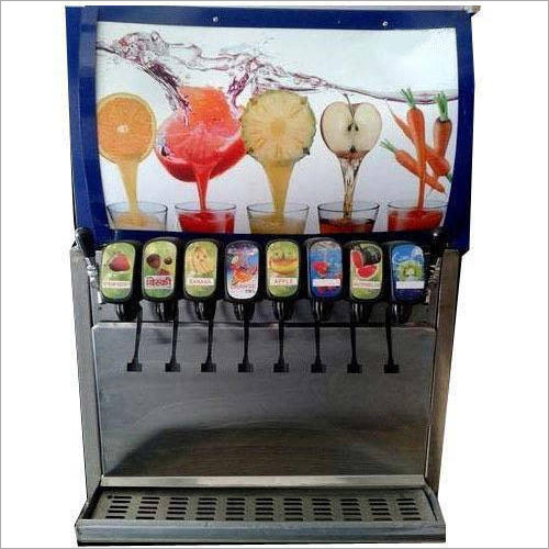 Fountain Soda Machine - Metal, Silver Color | Bespoke Design, Temperature Control, Durable Detachable Parts, High-Speed Soda Discharge