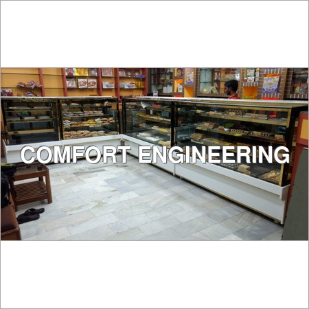L Shape Display Counter