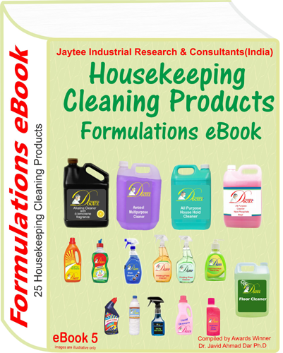 E Books Housekeeping Cleaning Product Manufacturing Formulations Ebook