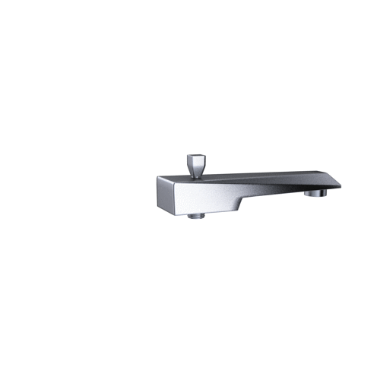 White Bath Spout With Tip-Ton