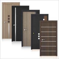 Flush Door - Solid Wood, 24-84 Inch Size, Black & Brown Finish | Termite & Borer Proof, Elegant Design, Easy Installation