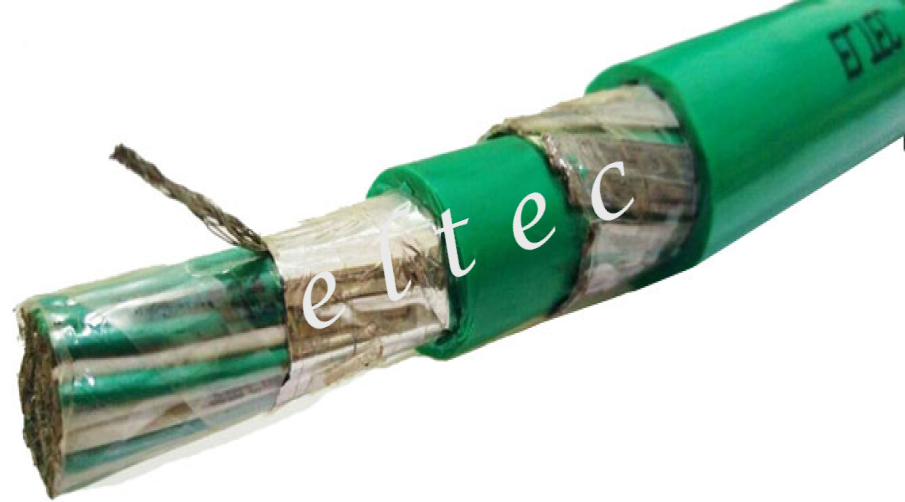 Armored Thermocouple Extension Wire - 12 to 24 AWG Solid/Stranded, Flame Retardant Green PVC, 300V Rated, Superior Noise Reduction