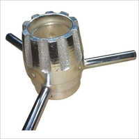 Chuck Nut - Steel, 1/2 Inch Size, Chrome Plated Finish | 3 Arms, 0.5 Lbs Weight, Rustproof, Impact Resistant