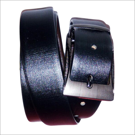 Black Genuine Leather Belt
