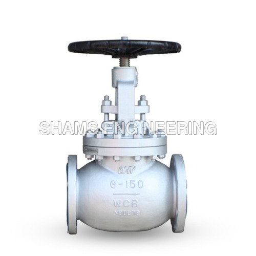 Medium Pressure Globe Valve - Silver Finish, Control Structure for Acid, Oil, Water Media