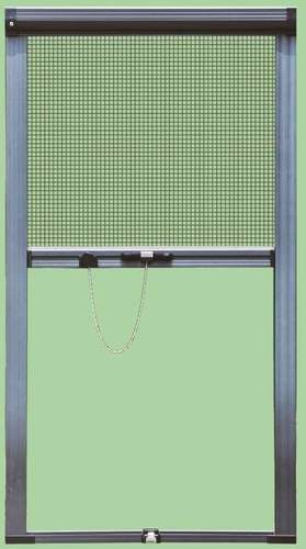 Retractable Vertical Screens - PVC-Coated Fiberglass Mesh, Silver Color | Anti-Static, Waterproof, Out-of-Sight Design with Unique Mesh Retention System