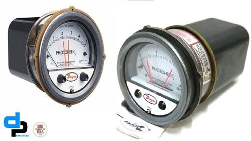 Dwyer 3001MR Photohelic Differential Pressure Switch/Gauge Range: 0-1