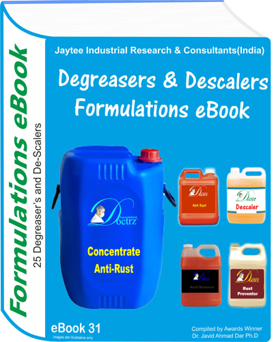 E Books Degreasers & Descaler Formulations Ebook(Ebook31)